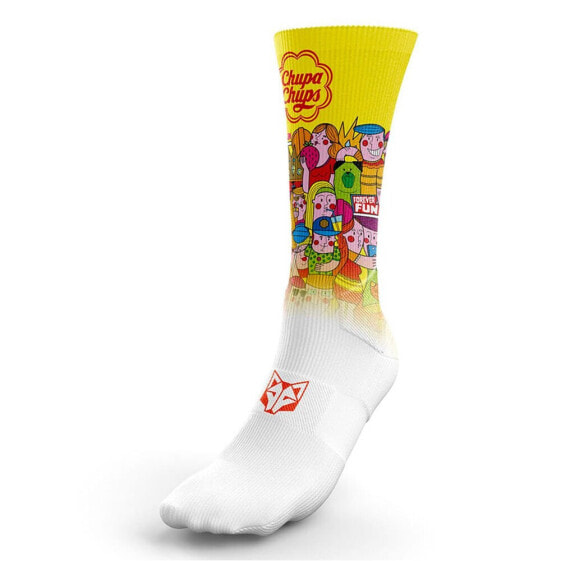 Спортивные носки OTSO High Cut Chupa Chups Forever Fun - 20г, ультралегкие, комфортные.