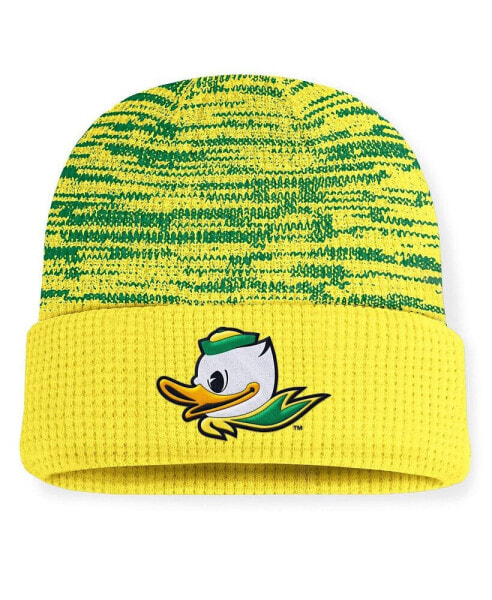 Men's Yellow/Green Oregon Ducks Primetime Terra Cuffed Knit Hat