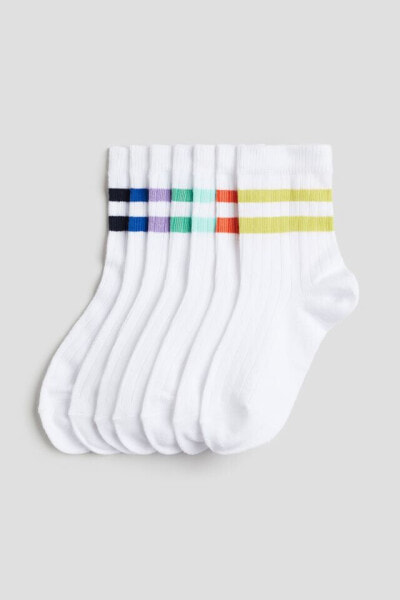 7-pack Rib-knit Socks