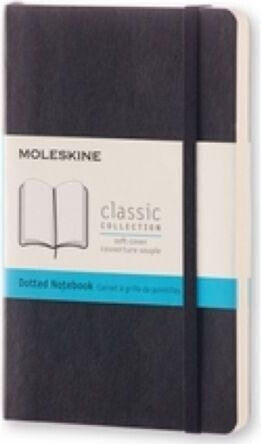 Moleskine Notes P w kropki Classic czarny