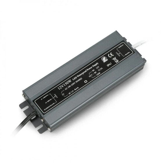 Power supply for LED strips - waterproof - 12V / 12,5A / 150W