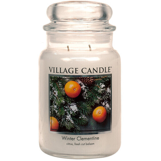 Scented candle in glass Winter Clementine 602 g