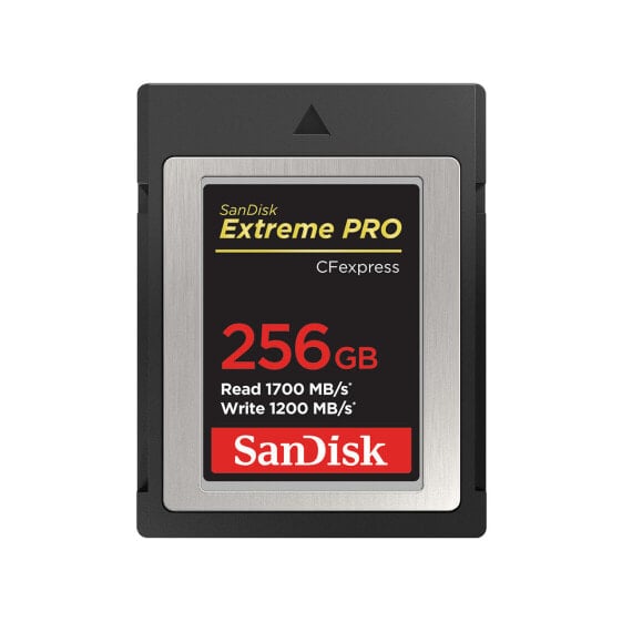 SanDisk SDCFE-256G-GN4NN - 256 GB - CFexpress - 1700 MB/s - 1200 MB/s - Black