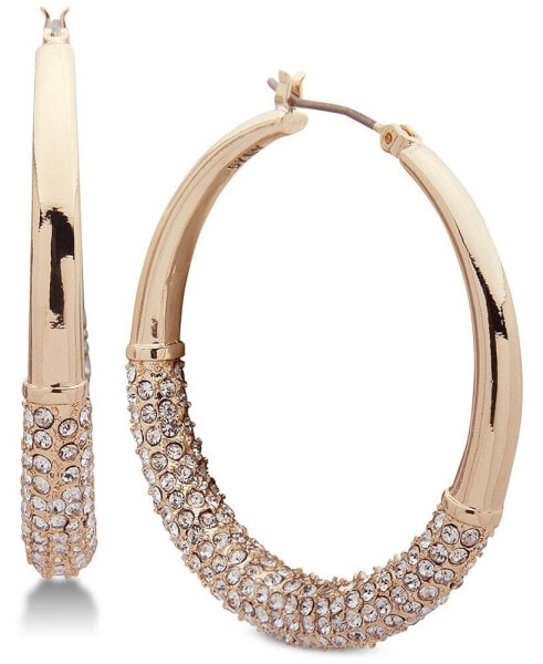 Серьги DKNY Ombré Pavé Hoop