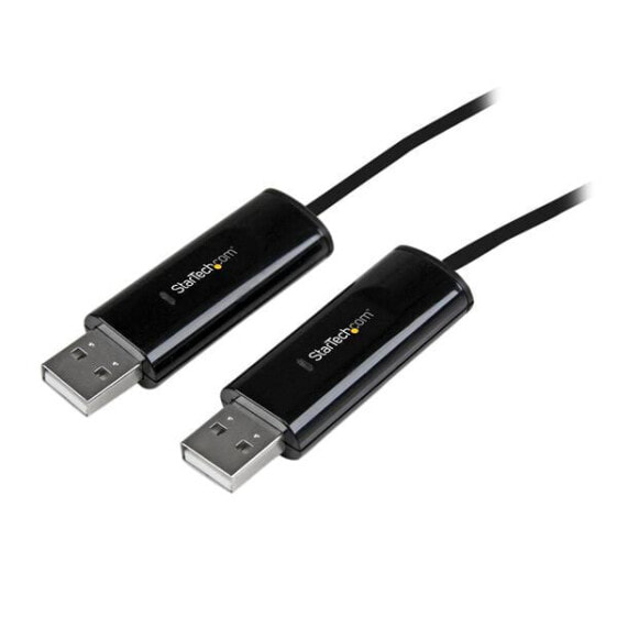 StarTech.com KM Switch Cable with File Transfer for Mac and PC - USB 2.0 - 1.8 m - USB - USB - Black - USB Type-A - USB Type-A