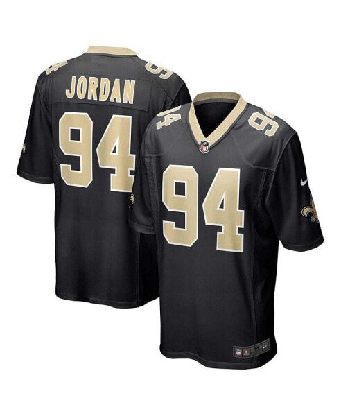 Men's Cameron Jordan Black New Orleans Saints Game Jersey