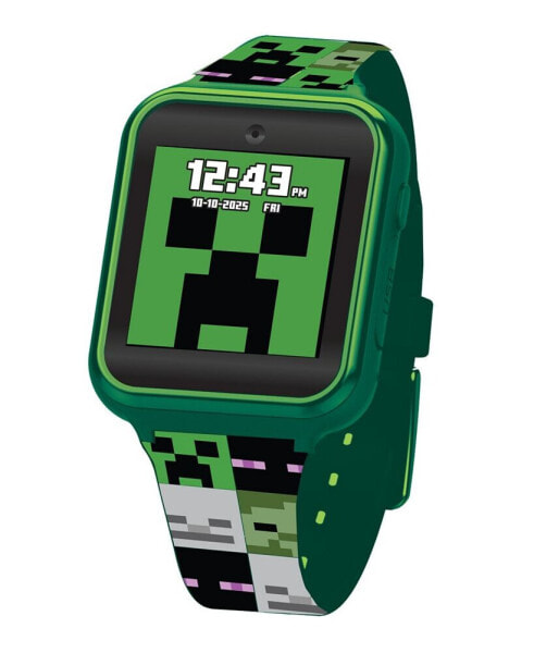 Умные часы Minecraft Green Silicone Kids 38мм