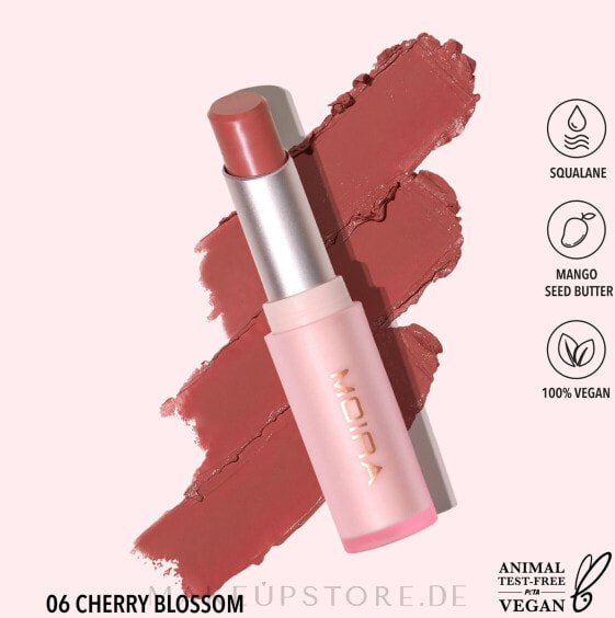 Lippenstift - Moira Signature Lipstick 006 - Cherry Blossom