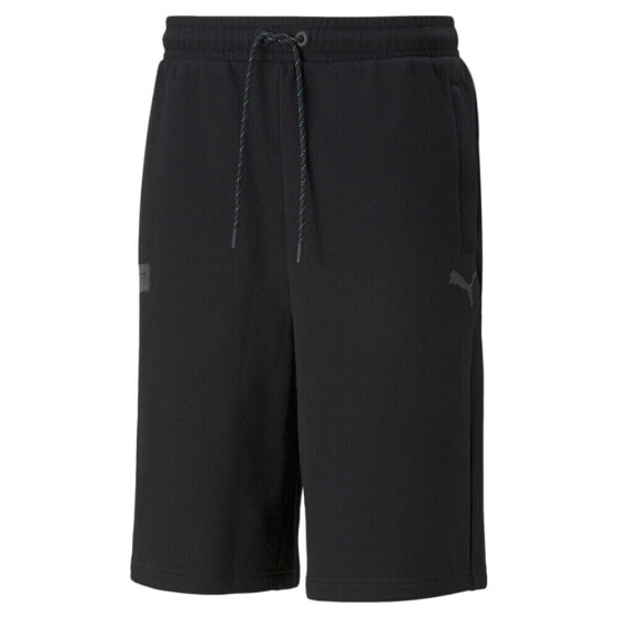 Шорты мужские для досуга PUMA MAPF1 Casual Athletic Bottoms Black