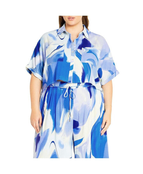 Plus Size Esme Print Shirt