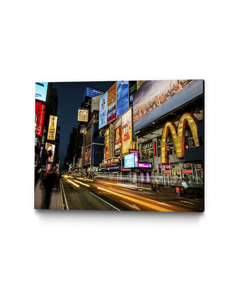 20" x 16" Times Square Rays of Light IV Museum Mounted Canvas Print