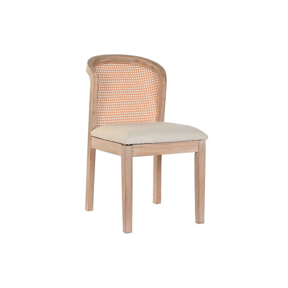 Dining Chair DKD Home Decor Beige Polyester 46 x 61 x 86 cm