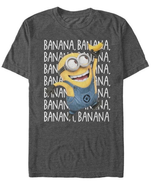 Minions Illumination Men's Despicable Me Bananas Short Sleeve T-Shirt