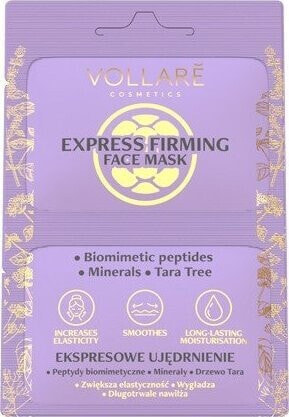 VOLLARE_Express Firming + Perfect Smoothing Long-Lasting Moisturizing ekspresowa maska nawilĹźajÄ ca do twarzy 2x5ml