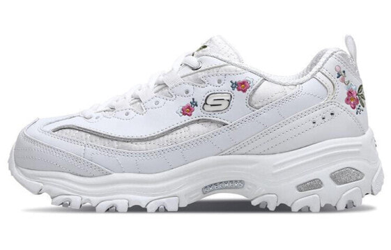 Skechers D'LITES 1.0 White Sneakers