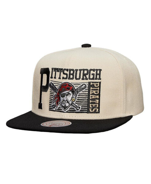 Men's Cream Pittsburgh Pirates Cooperstown Collection Speed Zone Snapback Hat