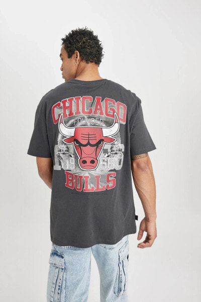 Футболка Defacto Chicago Bulls Boxy Fit B3924ax24sp