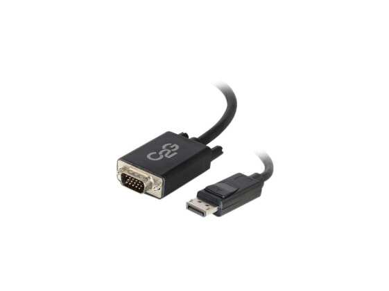 C2G 54333 DisplayPort Male to VGA Male Active Adapter Cable, TAA Compliant, Blac