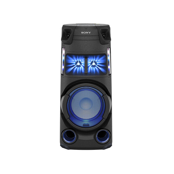 Sony MHCV43D - Home audio micro system - Black - FM - CD,CD-R,CD-RW,DVD,DVD-R,DVD-RW - 0.5 W - 349.5 mm