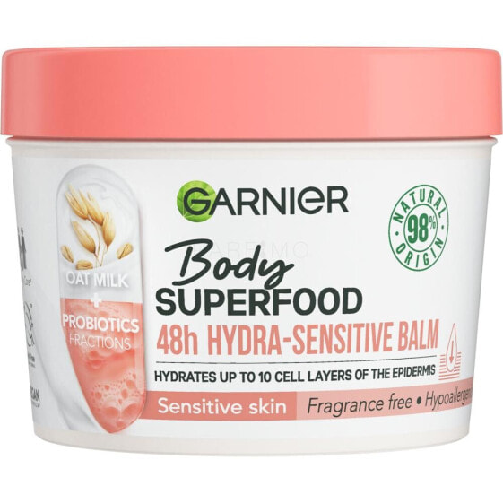 Garnier Body Superfood 48h Hydra-Sensitive Balm Oat Milk + Prebiotics 380 ml körperbalsam für Frauen