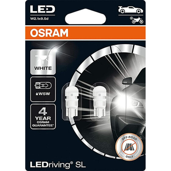 Автомобильная лампа Osram OS2825DWP-02B 0,8 W 6000K W5W