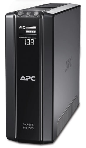 APC Power Saving Back-UPS RS 1500 230V CEE 7/5 - 1.2 kVA - 865 W - 445 J - Sealed Lead Acid (VRLA) - 8 h - Black