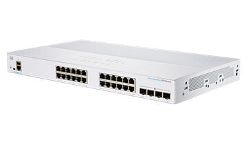 Cisco CBS350-24T-4G-EU - Managed - L2/L3 - Gigabit Ethernet (10/100/1000) - Rack mounting