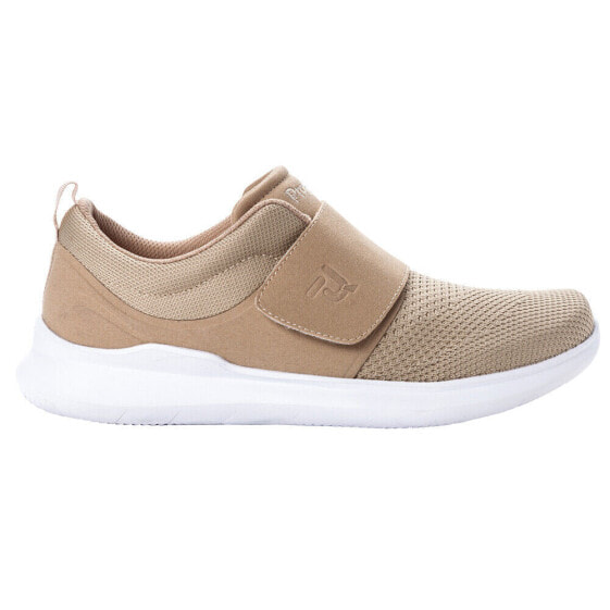 Propet Viator Strap Walking Mens Beige Sneakers Athletic Shoes MAA073MSAN