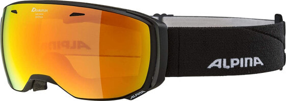 ALPINA Estetica Mirrored, Contrast Enhancing & Polarised OTG Ski Goggles with 100% UV Protection for Adults