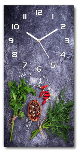 Wanduhr Blaubeeren