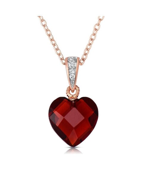 Sterling Silver Cubic Zirconia Heart shape Necklace