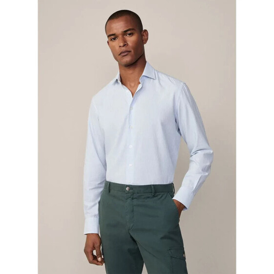 HACKETT Tencel Mel long sleeve shirt