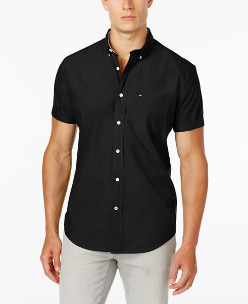 Men's Big & Tall Maxwell Short-Sleeve Button-Down Shirt