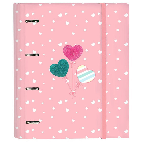 SAFTA Blackfit8 ´Balloons A4 4 Rings Binder W/ 100 Sheets Ring Binder