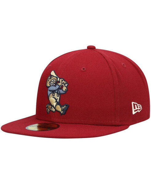 Men's Red Frisco RoughRiders Authentic Collection Team Alternate 59FIFTY Fitted Hat