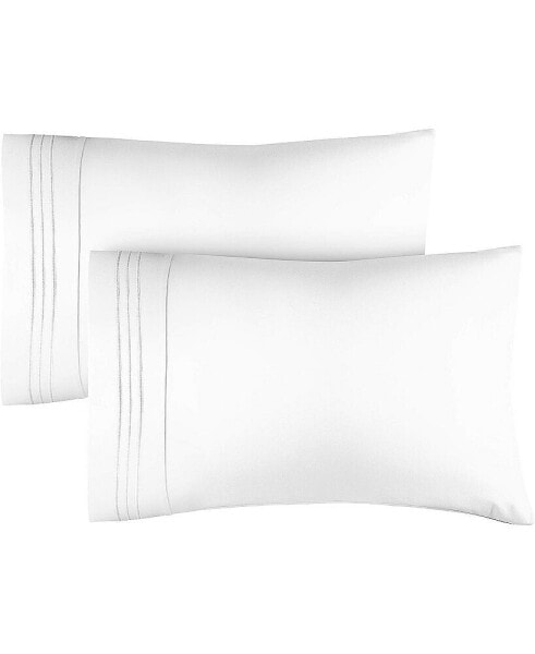 Soft Microfiber Pillowcase Set of 2 - King