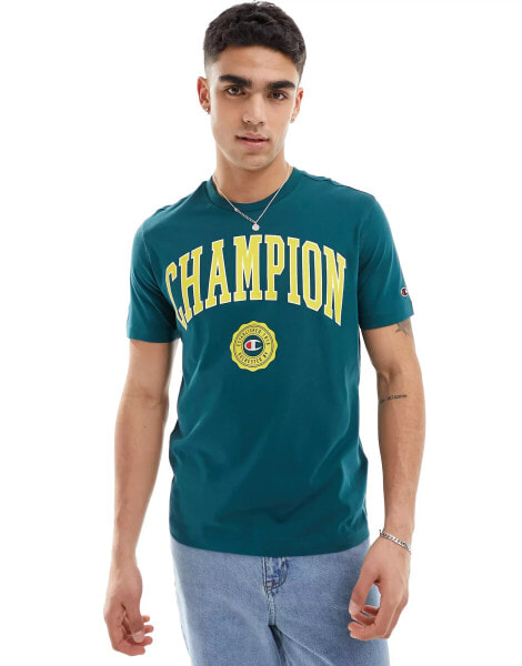 Champion crew neck t-shirt in green