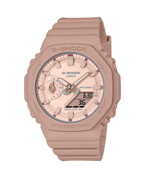 Women's Analog Digital Pink Resin Watch, 42.9mm, GMAS2100NC42