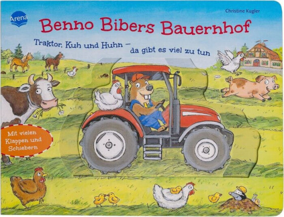 Benno Bibers Bauernhof  Traktor, Kuh