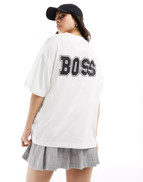 BOSS boyfriend T-Shirt in white