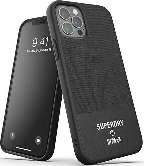 Чехол для смартфона Dr Nona SuperDry Moulded Canvas iPhone 12 Pro Max - черный