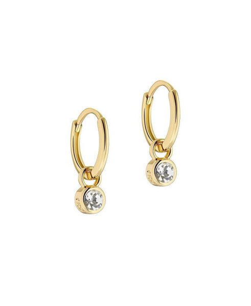 SINALAA: Crystal Huggie Earrings For Women