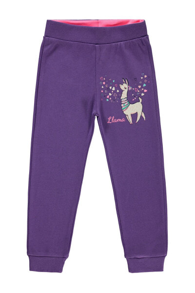 Спортивные брюки Civil Girls для девочек 2-5 лет в сиреневом цвете.