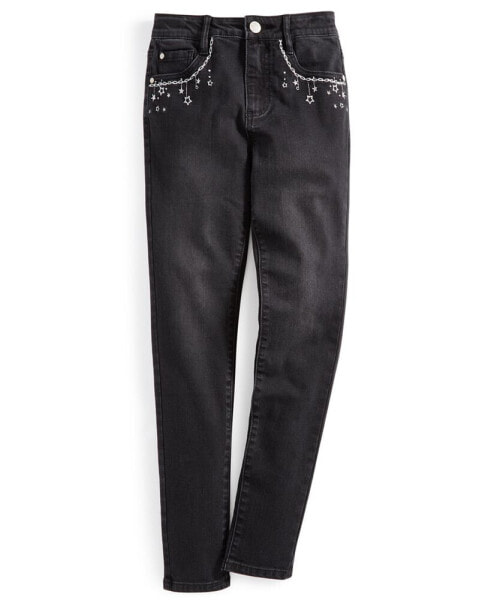 Big Girls Skinny-Fit Embellished Jeans, Created for Macy's