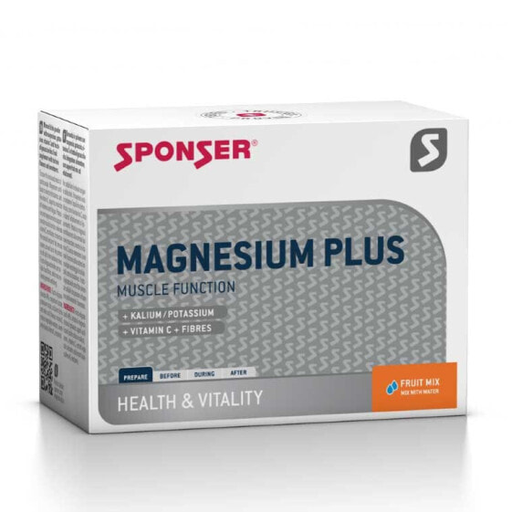 SPONSER SPORT FOOD Magnesium Plus 6.5g Fruit Mix Vial Drink Box 20 Units