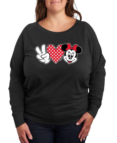 Trendy Plus Size Graphic French Terry Pullover