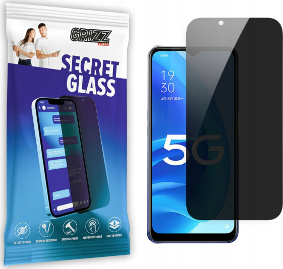 GrizzGlass Szkło prywatyzujące GrizzGlass SecretGlass Oppo A55s