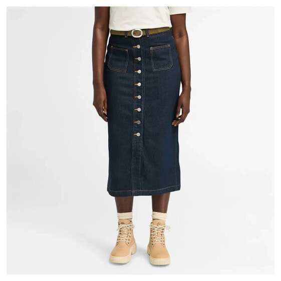 TIMBERLAND Refibra denim skirt