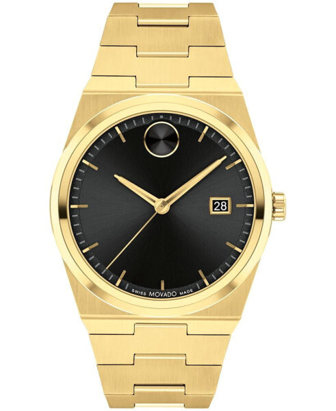 Men's Quest Swiss Quartz Ionic Gold PVD Steel 40mm Watch