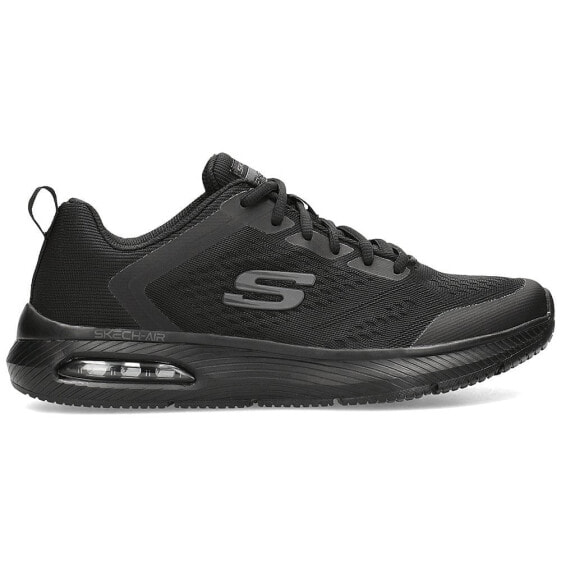 Мужские кроссовки спортивные для бега черные текстильные низкие  с амортизацией Skechers Pelland